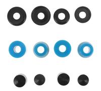 HAKIDZEL Kit de Bujes Amortiguadores de Poliuretano para Patineta, Almohadillas Antivibración Azules para Longboard, Soporte de Amortiguación Resistente para Ejes, Accesorios para Skate