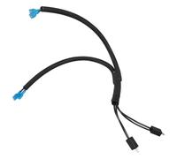 HAKIDZEL Kit de Cableado Arnés de Cables Plástico para Bocina de Coche 1 a 2 Vías Reemplazo Instalación para Sistema Eléctrico Automotor para Modificación y Mejora de Claxon