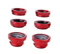 HAKIDZEL Kit de Lentes para Cámara de Teléfono Móvil Lente Gran Angular y Macro, Clip, para Fotografía de Paisajes y Objetos Pequeños, Diseño Compacto y Fácil de Usar, Adecuado