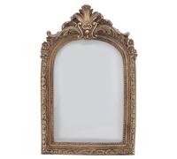 HAKIDZEL Marco de Fotos Vintage Dorado de Estilo Europeo 6 Pulgadas (12,5 X 19 Cm) Marco Decorativo para Pared y Escritorio, Soporte Delicado para Exhibición de Fotos Familiares y Bodas