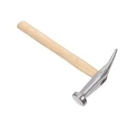HAKIDZEL Martillo Multifunción de Acero Mango de Madera, Adecuado para Reparación de Suelas y Cuero, Herramienta Manual para Manualidades y Bricolaje Doméstico