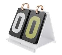 HAKIDZEL Mini Marcador de Mesa, Tablero de Puntuación del Juego de Cartas, Acrílico, Números de Alta Visibilidad, Ligero, Fácil de Leer, para Fútbol y Juegos de Cartas, Competiciones