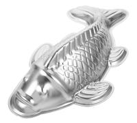HAKIDZEL Molde de Aleación de Aluminio Ligera y Antiadherente Forma de Pez Koi para Pastel de Arroz Excelente para Hornear y Hacer Gelatina en Casa