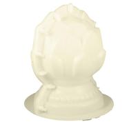 HAKIDZEL Molde Fácil de Usar Material ABS Blanco Forma de Loto Color Aleatorio para Columna Romana de Hormigón Adecuado para Balcones y Caminos de Jardín Decorativos