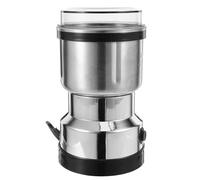 HAKIDZEL Molinillo de Café Eléctrico Grande 500 Ml de Acero Inoxidable 3 Cuchillas de 6 Hojas, Cepillo y Cuchara, Molinillo de Granos de Alta Velocidad para Especias, Arroz y Frijoles,