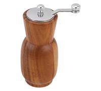 HAKIDZEL Molinillo de Pimienta Manual de Madera con Rotor Cerámico Ajustable, Recargable Agarre Cómodo para Condimentar en Cocina y Gastronomía