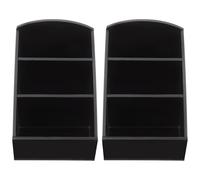 HAKIDZEL Organizador de Condimentos y Sobres de Café 2 Piezas Caja Acrílica Transparente para Estación de Café en Restaurantes y Hogares