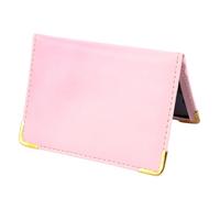 HAKIDZEL Paquete de Tarjetas Titular de Tarjetas de Cuero PU Rosa, Diseño Multigrid para Almacenamiento Ordenado y Protección contra Rayaduras en Exteriores y Escuela