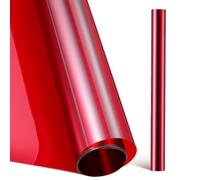 HAKIDZEL Película de Color Rojo para Iluminación y Fotografía Lámina Pet Resistente Tamaño Ajustable para Producciones Cinematográficas y Proyectos Decorativos