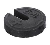 HAKIDZEL Peso de Hierro de 1 Kg para Tracción Ortopédica Material Estable y Ranurado, Contrapeso Retro para Calibración Industrial y Uso Profesional