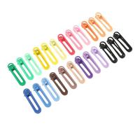 HAKIDZEL Pinzas Pelo en Colores Degradados para Decorar Peinados en Fiestas y Uso Diario Set de 24 Estilo Candy, Horquillas de Hierro Color Aleatorio