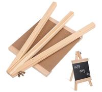 HAKIDZEL Pizarra de Madera Beige Reutilizable y Fácil de Limpiar para Restaurante o Celebración Especial, Tablero Pequeño Adecuado para Mensajes y Adornos