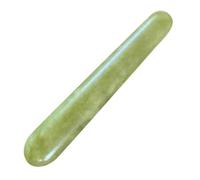 HAKIDZEL Pluma de Masaje de Jade Natural Verde, Masajeador Fácil de Llevar y Aplicar para Acupuntura y Terapia de Meridianos