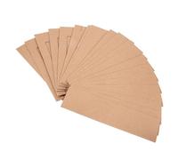 HAKIDZEL Portalápices de Papel Kraft Color Caqui Ventana Transparente para Embalaje de Bolígrafos, Diseño Simple y Elegante Adecuado para Obsequio y Festival, Paquete de 20 Unidades