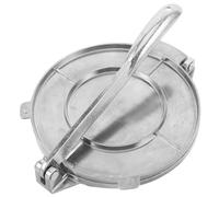 HAKIDZEL Prensa para Tortillas Manual de 16 Cm, Prensa para Masa Multifuncional de Plástico Natural, Molde para Tortillas Mexicanas y Empanadillas, Accesorio de Cocina para Uso Doméstico