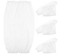 HAKIDZEL Protector de Brazo y Resistente al Aceite, 4 Pares de Manguitos Largos Reutilizables para Cocina, Jardinería y Tareas Domésticas Unisex