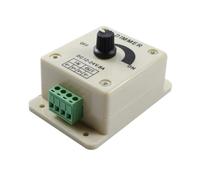 HAKIDZEL Regulador de Intensidad Pwm para Panel LED 12v 8a Interruptor de Pared y Perilla Ajustable de Plástico para Control de Brillo