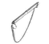 HAKIDZEL Silbato Plata Adiestramiento Perros Ultrasónico | Acero Inoxidable y Cobre, Tonalidad Ajustable, Sonido Inaudible para Humanos, Uso en Entrenamiento Canino
