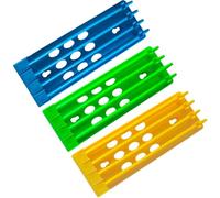 HAKIDZEL Soporte para Anillos de Pata de Paloma en Plástico, Estructura Estable, 3 Piezas, Adecuado para Cría y Separación de Razas, Se Puede Colgar Pared