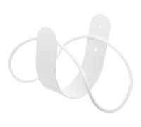 HAKIDZEL Soporte para Manguera de Agua de Jardín, Gancho de Alambre de Acero Inoxidable Blanco, Organizador de Almacenamiento de Mangueras, Colgador para Pared Adecuado para Garaje