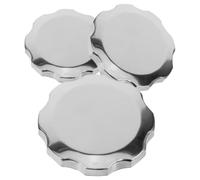HAKIDZEL Tapón de Tanque Metálico para Motor Pequeño Gasolina, Set de 3 Unidades, Compatible Motoazada y Generador Pequeño, Reemplazo Sencillo para Equipos Agrícolas