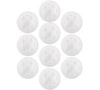 HAKIDZEL Tapón para Barril Químico de 200l Diseño de Rosca Externa, Plástico Blanco Resistente y Paquete de 10 Piezas para Industria Química y Farmacéutica