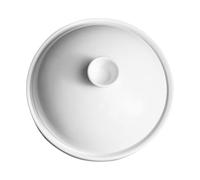 HAKIDZEL Tazón de Cerámica Blanco Pequeño para Servir Postres y Guisos, Recipiente para Cocina y Restaurante, Adecuado para Yogur, Pudines y Dulces Tradicionales, Cuenco Versátil para Uso