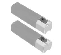 HAKIDZEL Tirador para Persianas Enrollables Gris Plata 55g Resistente para Ventanas Accesorios de Peso Antideslizante 2 Piezas Uso en Cortinas y Persianas Interiores