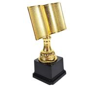 HAKIDZEL Trofeo de Premio Creativo y Liviano de Plástico para Competencia de Lectura, Decoración Delicada Adecuado para Actividades y Ceremonias Escolares