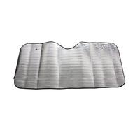 HAKIDZEL Visera Parasol Parabrisas de Coche Aislamiento Térmico y Succión Magnética, Escudo para Coche Plata Que Bloquea Rayos UV y Protege bajo Fuerte Sol