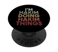 Hakim Name Hakim Personalized Name First Given PopSockets PopGrip Adhesivo