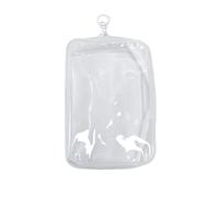 Haklein Bolsa de exhibición de muñecas de felpa de 10 cm/15 cm/20 cm, bolsa de almacenamiento de figuras a prueba de polvo, impermeable, funda protectora transparente de PVC para artículos de tocador