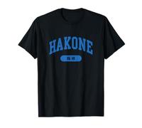 Hakone Kanagawa Japón Estilo Universitario Vintage Letras Camiseta