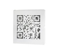 HAKU Möbel Caja de llaves blanco, blanco, metal, metal - Dim.: AN 22 cm x AL 24 cm x P 5 cm, Estilo: Moderno