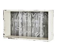 HAKU Estante de Pared Motivo, Vintage, MDF - Dim.: AN 33 cm x AL 20 cm x P 10 cm, Estilo: Industrial