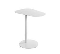 HAKU Möbel Mesa auxiliar blanco, blanco, metal, metal - Dim.: AN 53 cm x AL 60 cm x P 38 cm, Estilo: Moderno