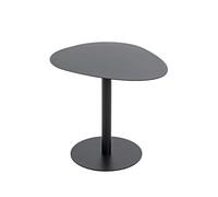 HAKU Mesa Auxiliar de Metal Negro, Mesa de Centro pequeña - Dimensiones: An 51 x Al 42 x Pr 41 cm Estilo: Moderno