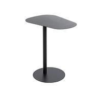 HAKU Mesa Auxiliar de Metal Negro, Mesa de Centro pequeña - Dimensiones: An 53 x Al 60 x Pr 38 cm Estilo: Moderno