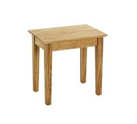 HAKU Mesa Auxiliar de Roble Macizo, Mesa de salón, Mesa de sofá - Dimensiones: An 43 x Al 42 x Pr 30 cm Estilo: Tradicional