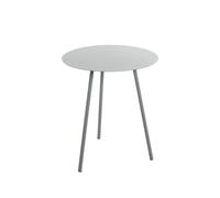 HAKU Möbel Mesa auxiliar gris, metal, metal - Dim.: AL 45 cm x diámetro 40 cm, Estilo: Moderno