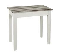 HAKU Mesa Auxiliar «Maritimo» de Pino Blanco, MDF, Mesa de salón: Medidas: An 56 x Al 52 x Pr 30 cm. Estilo: Mobiliario costero