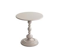 HAKU Mesa Auxiliar Redonda, Metal Gris Cachemira, Mesa de salón Redonda pequeña - Dimensiones: Al 46 x Ø 42 cm Estilo: Moderno
