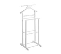 HAKU Möbel aparcacoches blanco, blanco, Madera maciza - Dim.: AN 47 cm x AL 102 cm x P 36 cm, Estilo: Tradicional