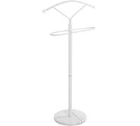 HAKU Möbel aparcacoches blanco, blanco, Mármol, metal - Dim.: AN 50 cm x AL 105 cm x P 32 cm, Estilo: Moderno