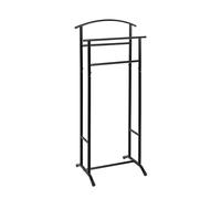 HAKU Möbel aparcacoches negro, Tubo de acero - Dim.: AN 48 x AL 107 x P 36 cm, Estilo: Moderno