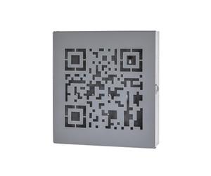 HAKU Möbel Caja de llaves gris, metal, metal - Dim.: AN 22 cm x AL 24 cm x P 5 cm, Estilo: Moderno