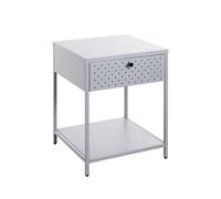 HAKU Möbel Consola gris, metal, metal - Dim.: AN 40 cm x AL 53 cm x P 40 cm, Estilo: Moderno