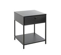 HAKU Möbel Consola negro, metal, metal - Dim.: AN 40 cm x AL 53 cm x P 40 cm, Estilo: Moderno