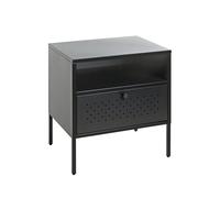HAKU Möbel Consola negro, metal, metal - Dim.: AN 45 cm x AL 50 cm x P 35 cm, Estilo: Moderno
