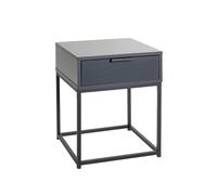 HAKU Möbel Consola para Muebles, Antracita, Negra, Metal, Madera aglomerada, Dimensiones 40 x 50 x 40 cm, Ancho x Alto x Profundidad, Estilo Moderno